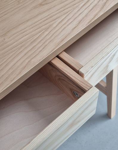 Ragaba LUKA Ashwood Writing Desk 85x50cm with 2 Drawer Hotsell