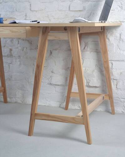 Ragaba LUKA Ash L-Shaped Desk W115cm x D85cm Right Hand im Angebot