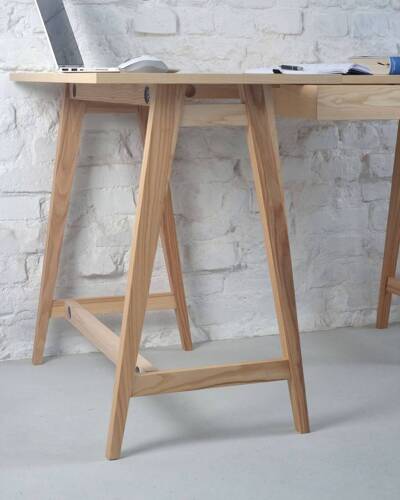 Ragaba LUKA Ash L-Shaped Desk W135cm x D85cm Left Hand Schlussverkauf