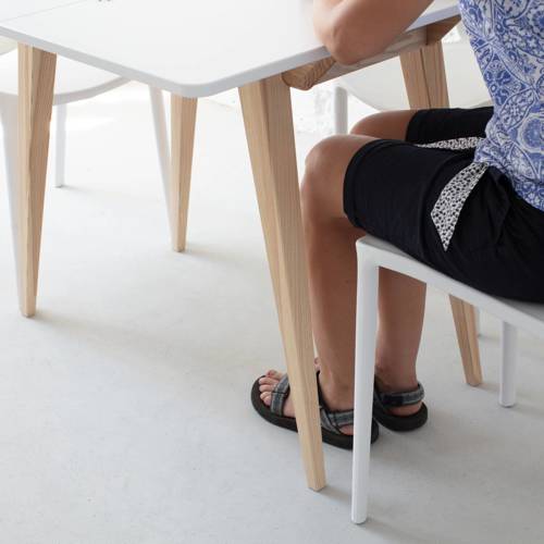 Ragaba ENVELOPE Extentable Console Table 45x90cm White Blitzverkäufe