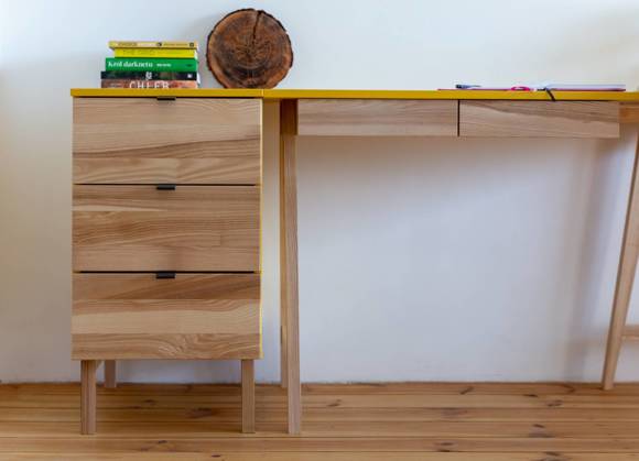 Ragaba LUKA 3-Drawer Storage Cabinet W41xD50cm Broom Yellow Limitierter Zeitrabatt