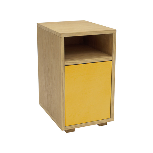 Ragaba SLIM Bedside Table W 30cm x D 40cm Brown Beige Fabrik Onlineshop