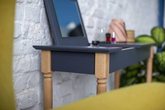 Ragaba MAMO Dressing Table with Mirror 105x35cm Gentle Blue Rabatt