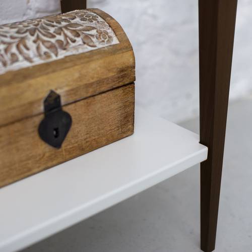 Ragaba MIMO Console Table 85x35cm Black Legs Sea Green Saisonschlussverkauf