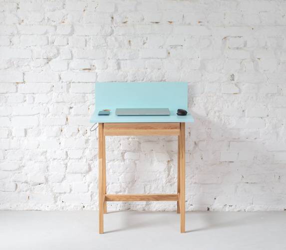 Ragaba LUKA Writing Desk 65x50cm with Drawer Oak Broom Yellow Heißer Verkauf