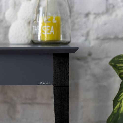 Ragaba MIMO Writing Desk 105x40cm Black Legs Beaver Brown Online Outlet