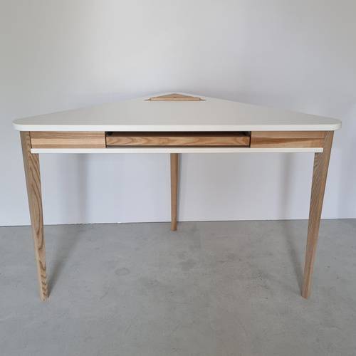 Ragaba ASHME Corner Desk 114x85cm Keyboard Drawer Sage Green Räumungsverkauf