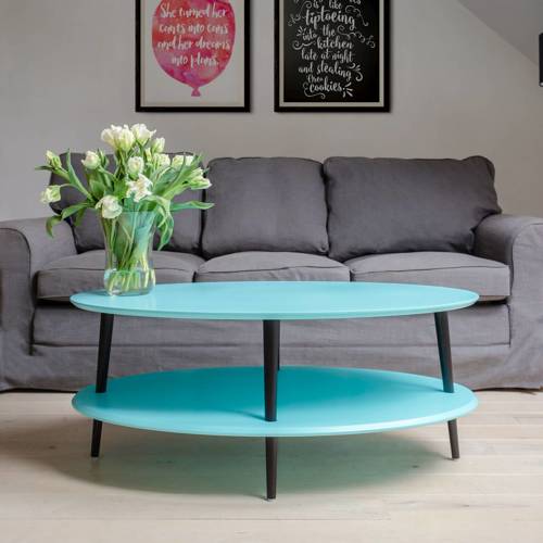 Ragaba OVO low Coffee Table W 110 x D 70cm - Sage Green Sonderangebote