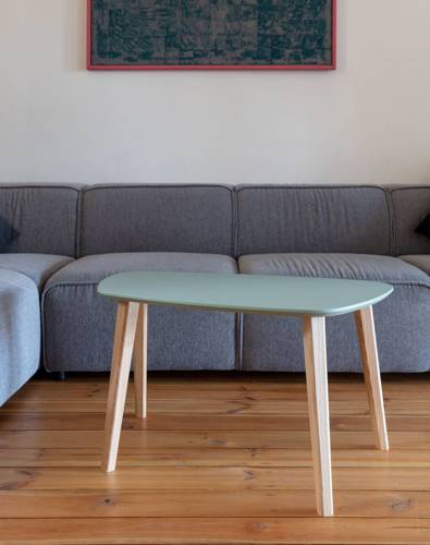 Ragaba Endocarp Coffee Table 80x48x40cm – Sage Green / Ashwood Super Sparpreis