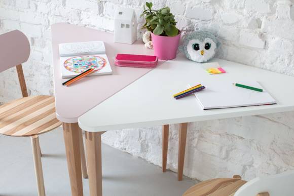 Ragaba NAJA Corner Desk W114 x L85 x H75cm Dusky Pink JETZT KAUFEN