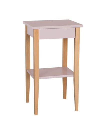 Ragaba ENTLIK Bedside Table 40x35x70cm - Dusky Pink