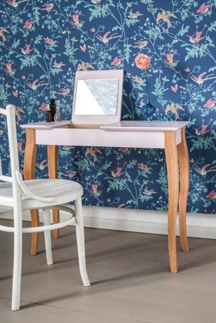 Ragaba LILLO Dressing Table with Mirror 85x35cm White Clearance-Verkauf