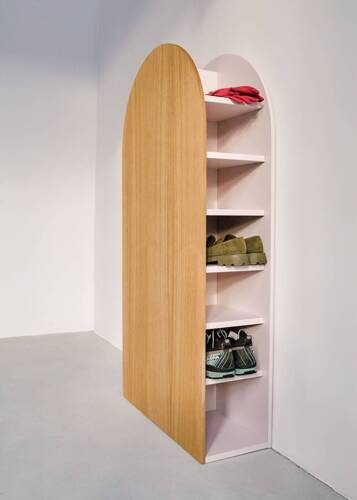 Ragaba JUBI Narrow Shoe Cabinet 65x25cm Sage Green Speichern exportieren