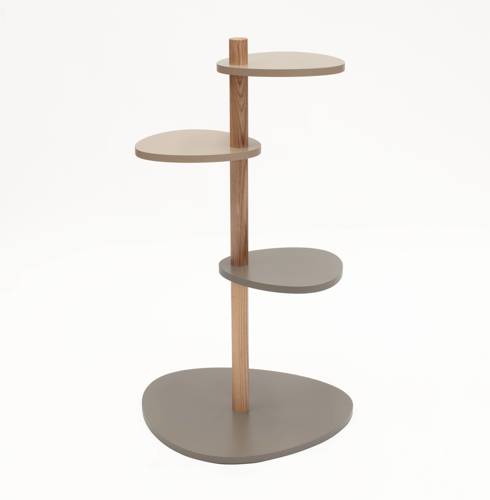 Ragaba MAGLA 3-Tier Ashwood Plant Stand W55 x H91cm Brown Beige 50% Rabatt für begrenzte Zeit