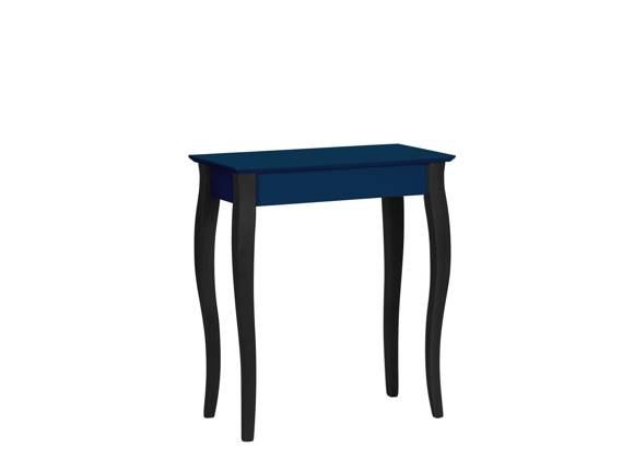 Ragaba Console LILLO 65x35cm Black Legs / Petrol Blue