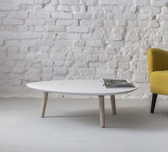 Ragaba Contrast PICK Coffee Table 103x97x31cm - White Online