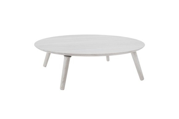 Ragaba Contrast SLICE Coffee Table 100x100x31cm- White