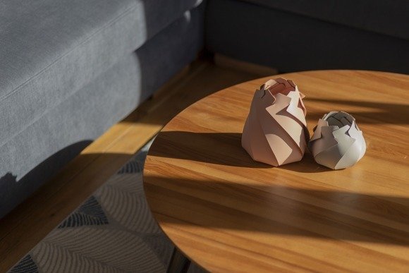 Ragaba Contrast SLICE Coffee Table 100x100x31cm- White Outlet