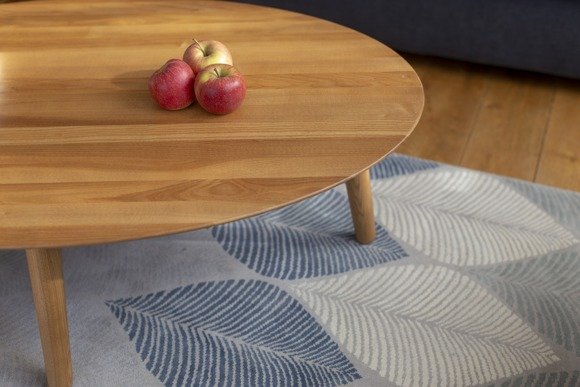 Ragaba Contrast OVO Coffee Table 110x70x31cm - Black Legs Auslauf