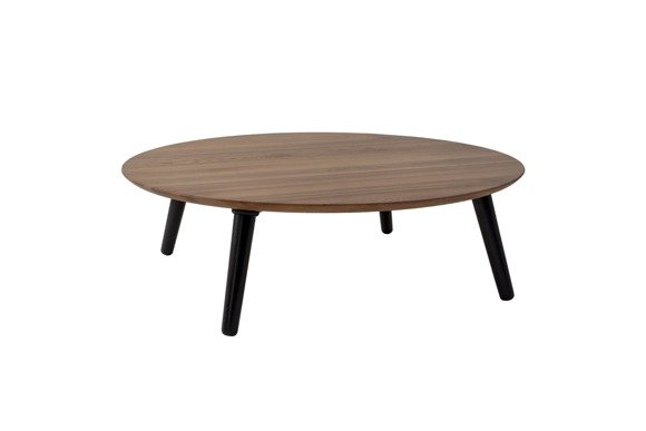 Ragaba Contrast SLICE Coffee Table 100x31cm Round Black Legs Angebote