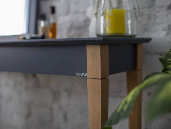 Ragaba MIMO Dressing Table with Mirror - 65x35cm Petrol Blue Günstiger Verkauf