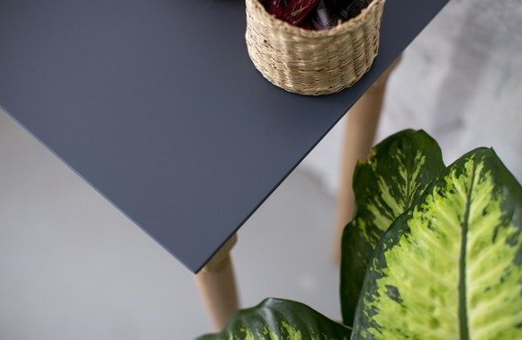 Ragaba MAMO Console Table 85x35cm - Graphite Sonderangebot