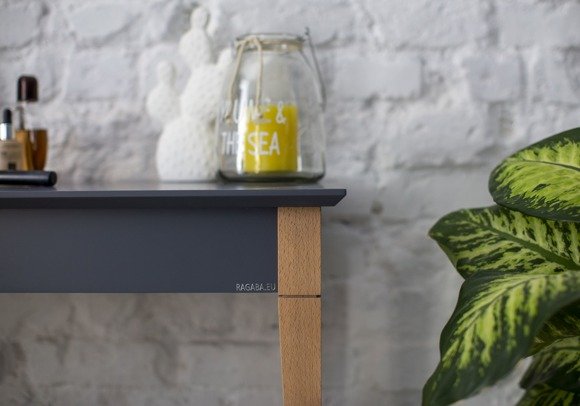 Ragaba MIMO Console Table with Shelf 85x35cm - White Rabatt