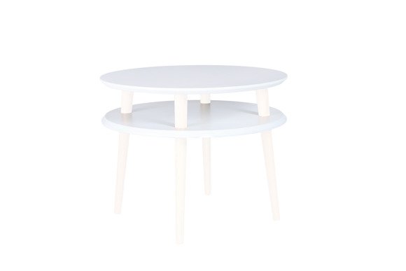 Ragaba UFO Coffee Table diam. 57cm x H 45cm - White/White Legs Online Shopping