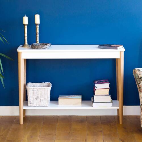 Ragaba ASHME Console Table 105x35cm - Ashwood White
