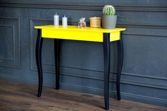 Ragaba LILLO Console Table - 105x35cm Black Legs / Graphite Black Friday