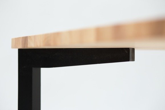Ragaba TRIVENTI Ashwood Dining Table 80x80cm - Black Round Legs Muttertagsangebot