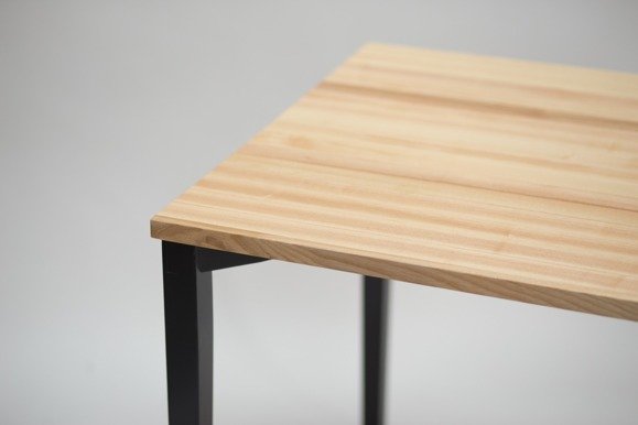 Ragaba TRIVENTI Ashwood Dining Table 80x80cm - Black Round Legs Muttertagsangebot