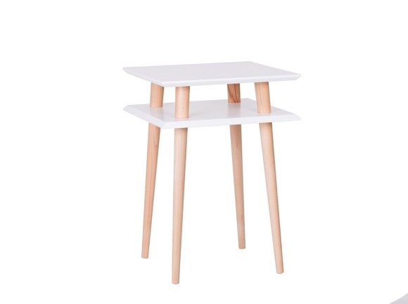 Ragaba SQUARE Coffee Table 43x43x61cm - White