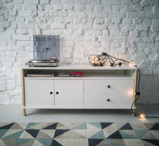 Ragaba ASHME TV Sideboard 140x45x60cm - White
