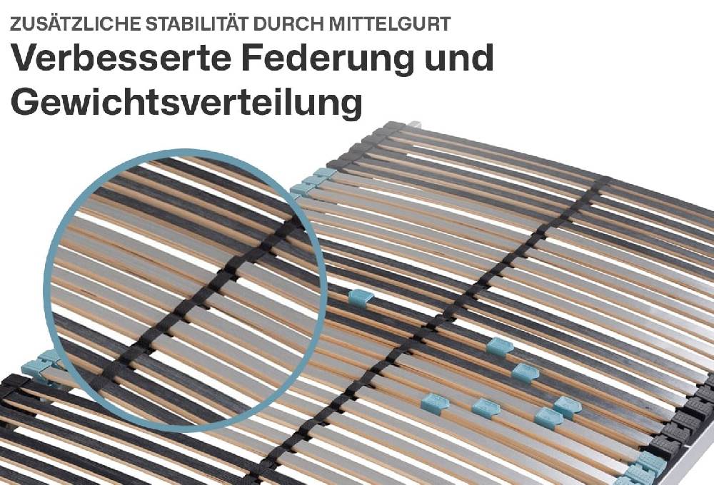 Ravensberger Matratzen Lattenrost BeCo Masterflex 42 XXL Starr Muttertagsangebot