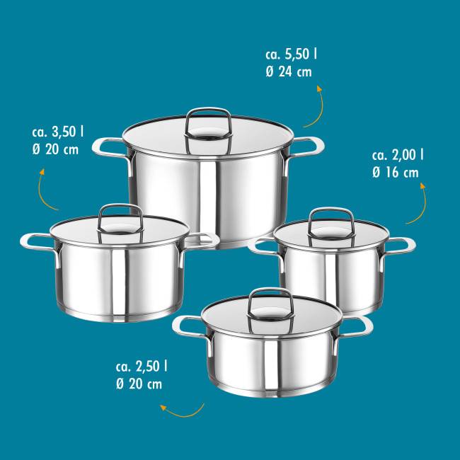 Rohe Germany Nimm-4 Set Tom, 4-tlg Vatertagsangebot