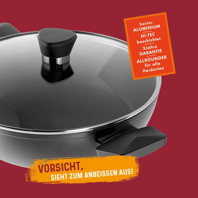 Rohe Germany Servierpfanne Henry (inkl. Deckel), 28 cm Sonderangebote