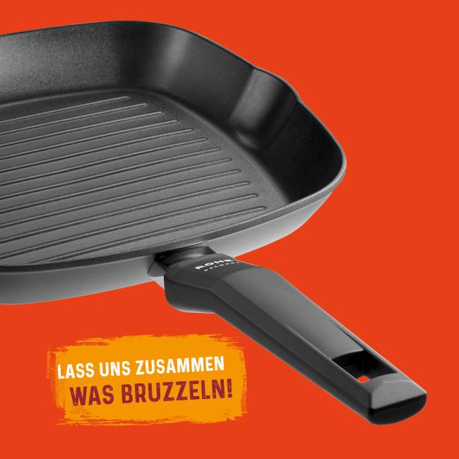 Rohe Germany Grillpfanne Henry, 28 x 28 cm Riesige Ersparnisse