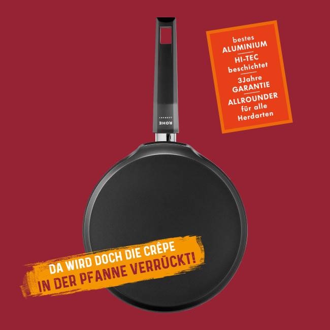 Rohe Germany Crêpepfanne Henry, 26 cm VIP-Rabatte