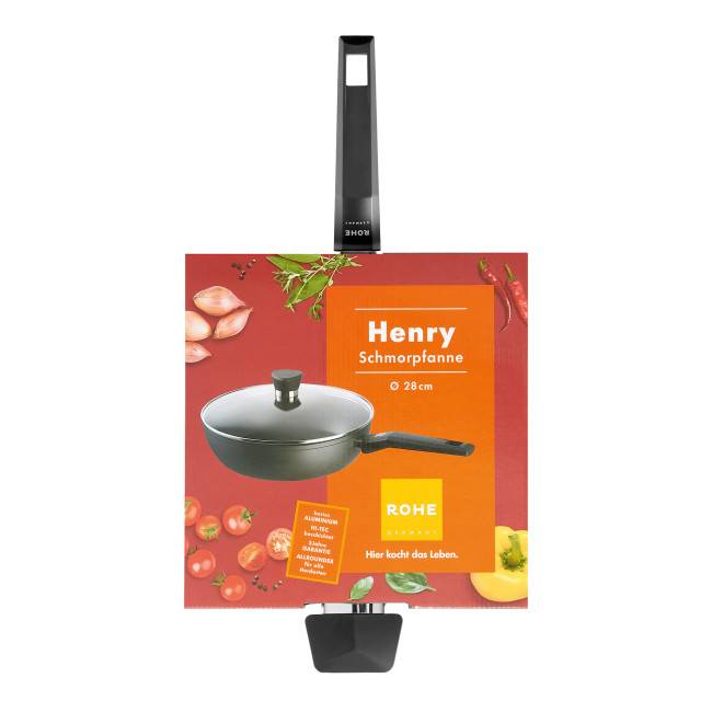 Rohe Germany Schmorpfanne Henry (inkl. Deckel), 28 cm Tiefpreis