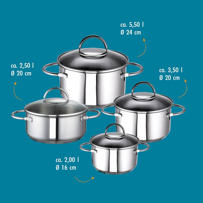 Rohe Germany Nimm-4 Set Ravenna, 4-tlg Bis zu 60% Rabatt