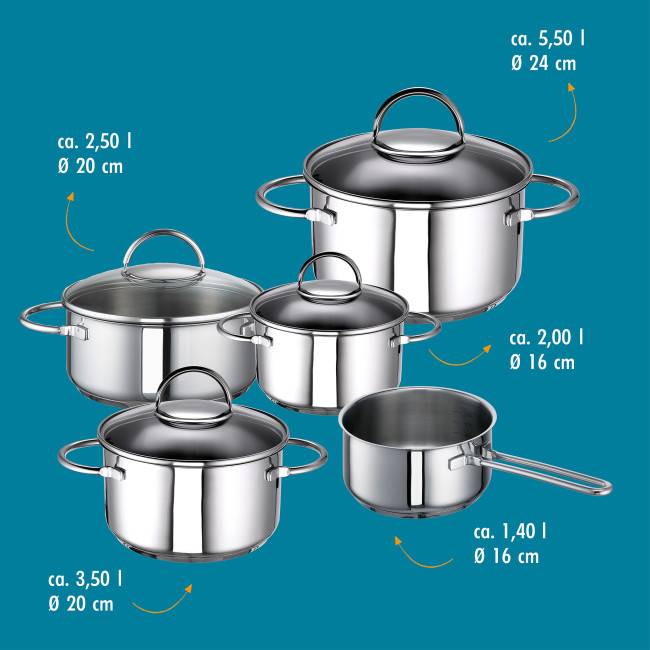Rohe Germany Meister-Set Ravenna, 5-tlg Bis zu 65% Rabatt