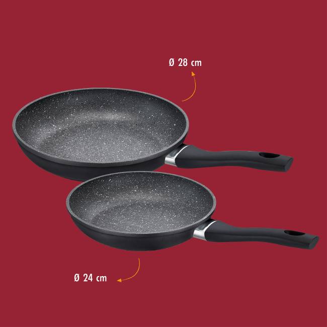 Rohe Germany Bratpfannen-Set Emilia, 2-tlg Black Friday Preise