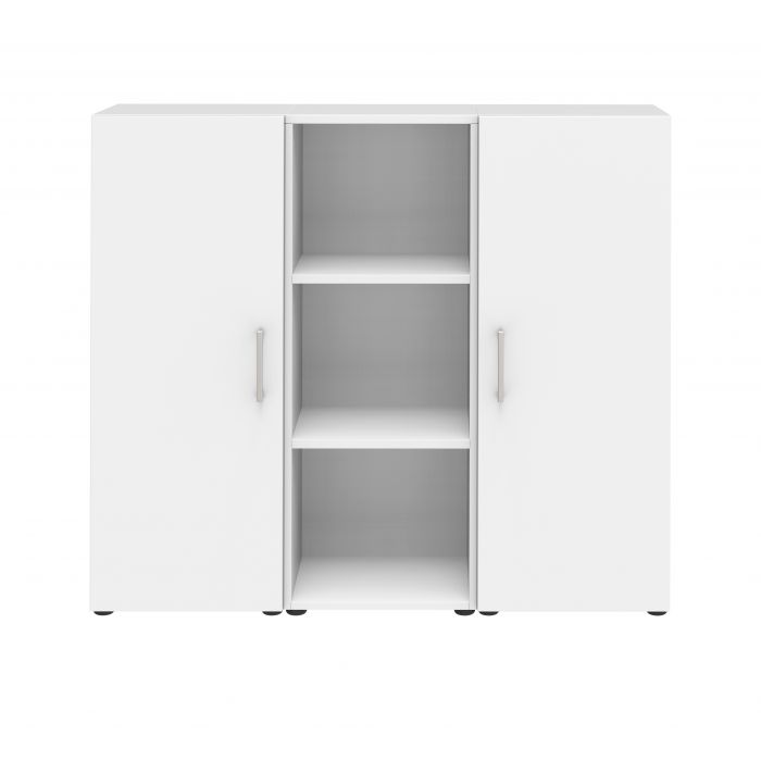 Röhr Bush Sideboard in Weiß mit 2 Türen und einem Regal Heißer Verkauf