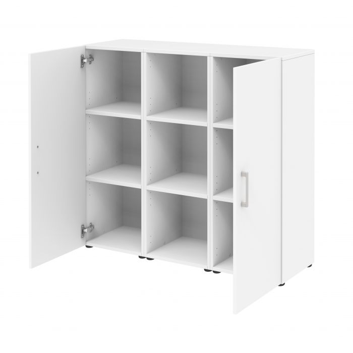 Röhr Bush Sideboard in Weiß mit 2 Türen und einem Regal Heißer Verkauf
