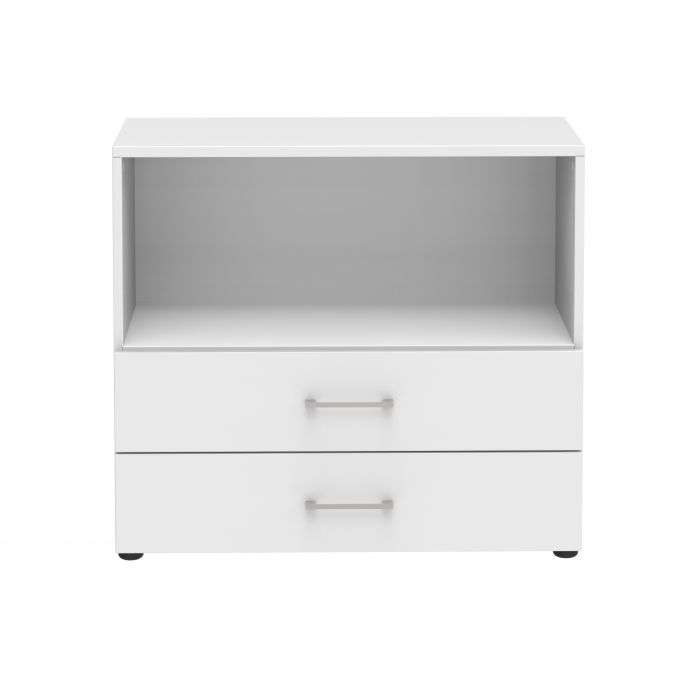 Röhr Bush Regal/Sideboard in Weiß mit Max. 2 Fächer in Ordnerhöhen Blitzangebot