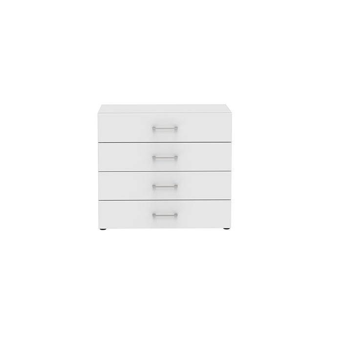 Röhr Bush Highboard in Weiß mit 4 Schubkästen Große Rabatte