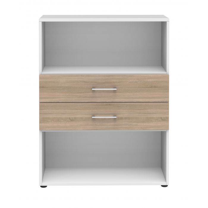 Röhr Bush Regal/TV Sideboard in Sonoma Eiche Nachbildung mit max. 3 Fächer in Ordnerhöhe Letzte 2 Tage