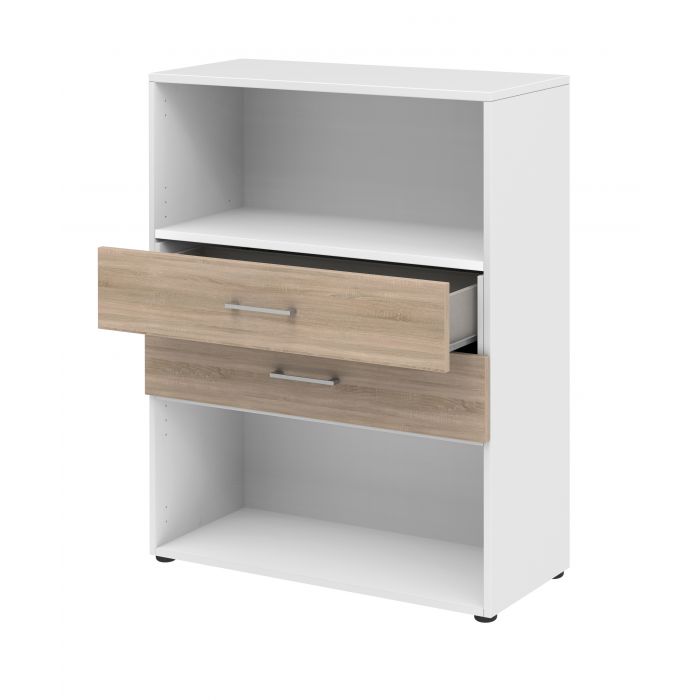 Röhr Bush Regal/TV Sideboard in Sonoma Eiche Nachbildung mit max. 3 Fächer in Ordnerhöhe Letzte 2 Tage