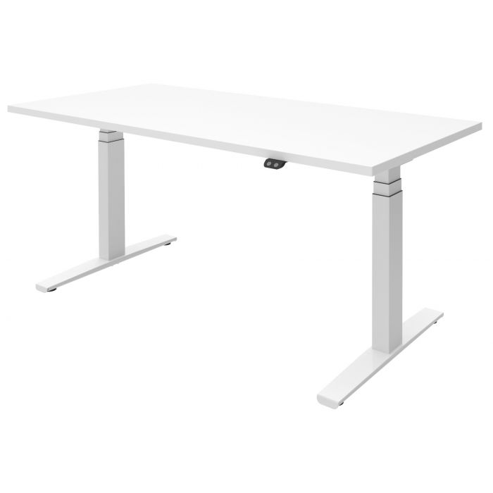 Röhr Bush MOVE by rb | Elektrisch höhenverstellbarer Schreibtisch weiß